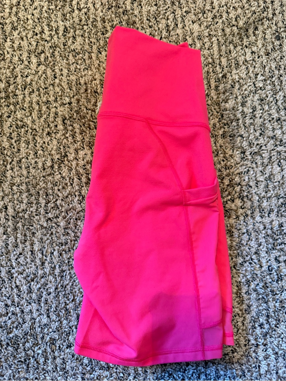 Fabletics Powerhold Pink High-Rise Bike Shorts - Picture 5 of 10